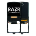 Motorola Razr 2019 Äußeres OLED-Display mit Rahmen Original OEM Schwarz