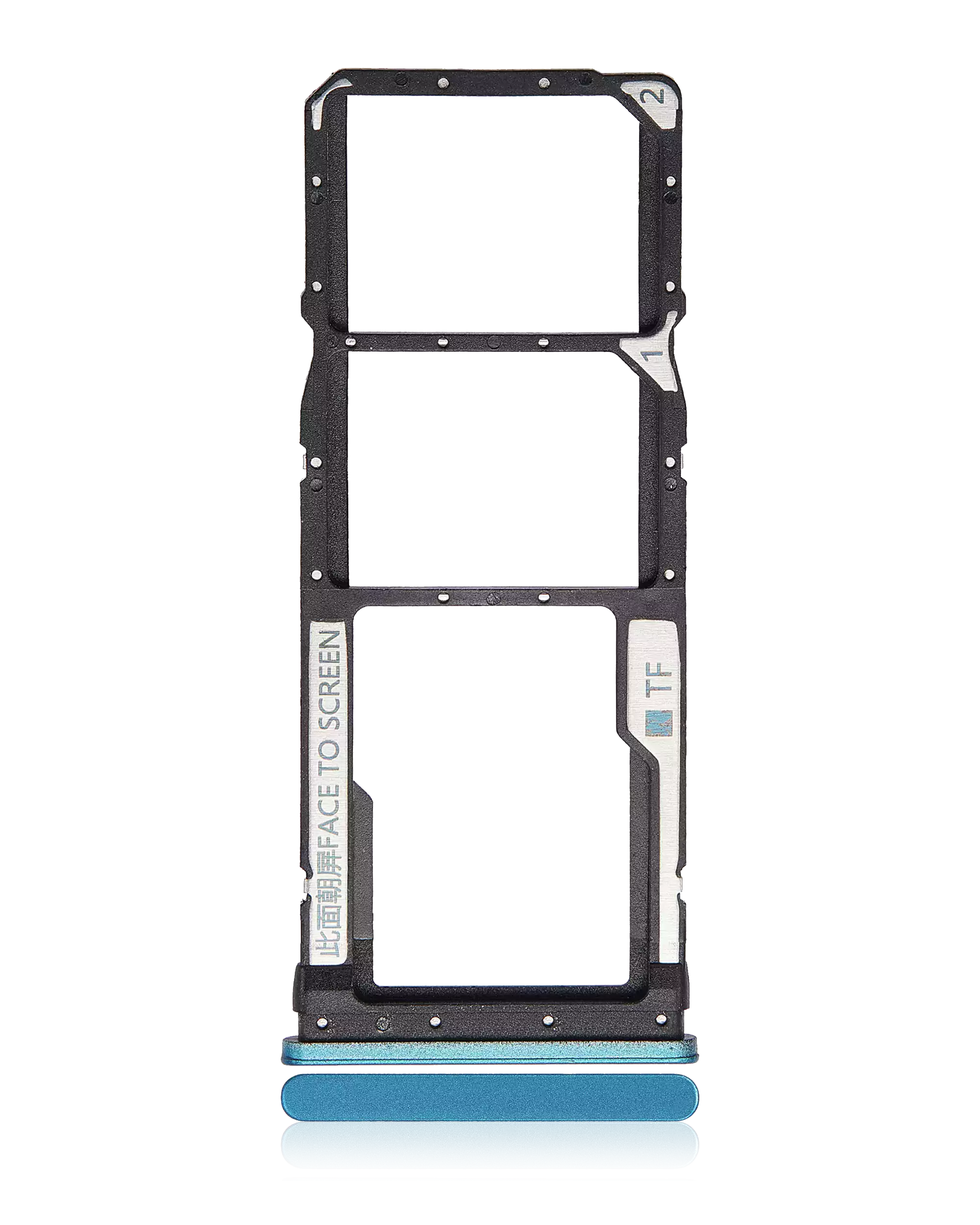 Dual SIM card tray for Xiaomi Redmi Note 9S / Note 9 Pro 4G (Tropical Green)