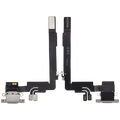 Ladebuchse Flex Cable für iPhone 16 Pro Max (gebrauchter OEM-Ausbau) (Weiß Titanium)