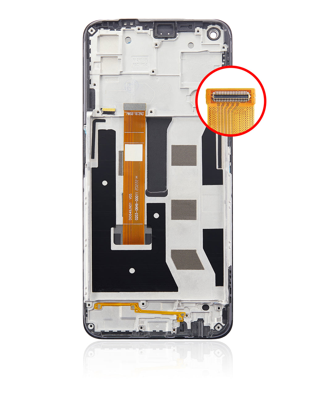 LCD Display with Frame for OPPO A73 5G (Refurbished) (All Colors)