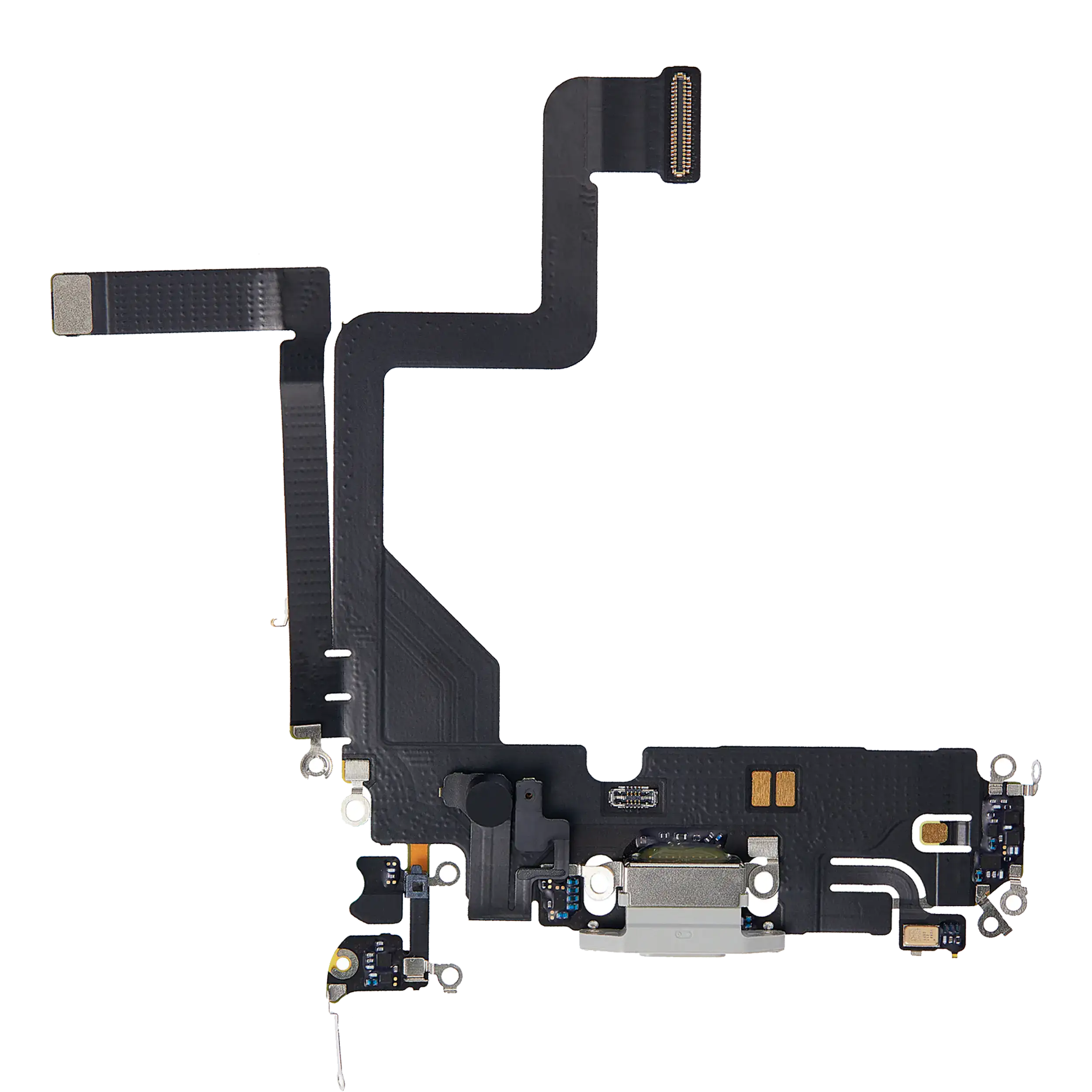 Ladebuchse-Flexkabel für iPhone 14 Pro (Premium) (Silber)