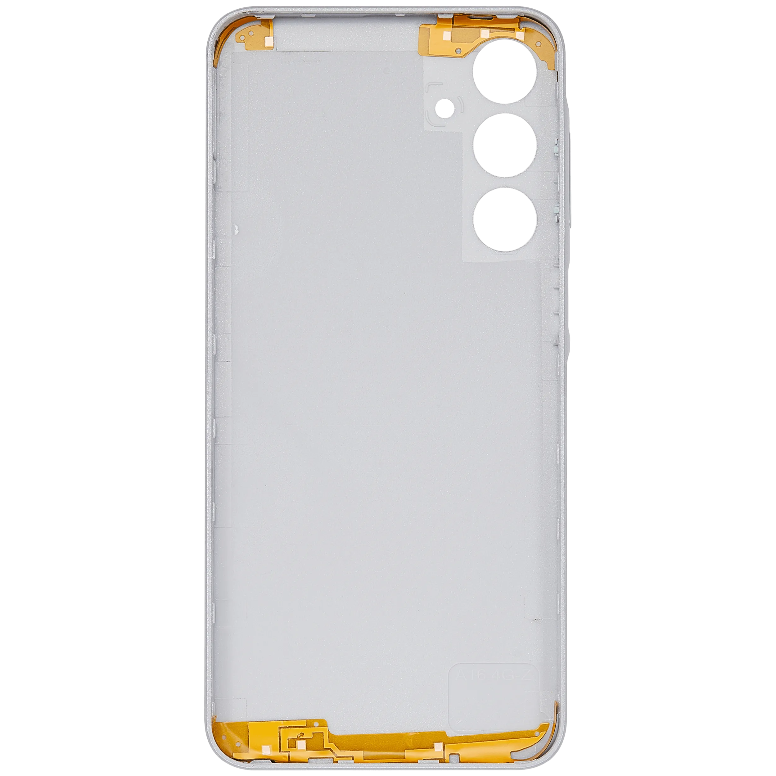 Backcover mit Camera Lens für Samsung Galaxy A16 5G (A166 / 2024) / A16 4G (A165 / 2024) (ohne Logo) (Aftermarket Plus) (Grau)