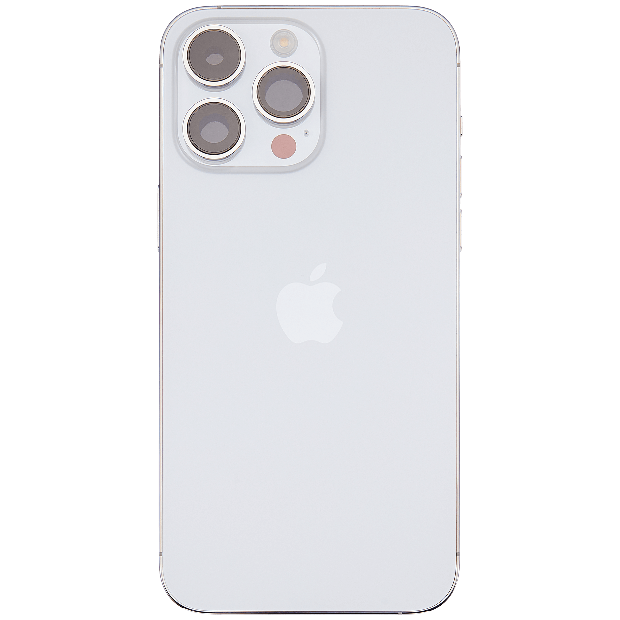 Backcover/Rahmen mit Small Parts für iPhone 14 Pro Max (EU / Global Version) (gebrauchter OEM-Ausbau, Qualität A) (Silber)