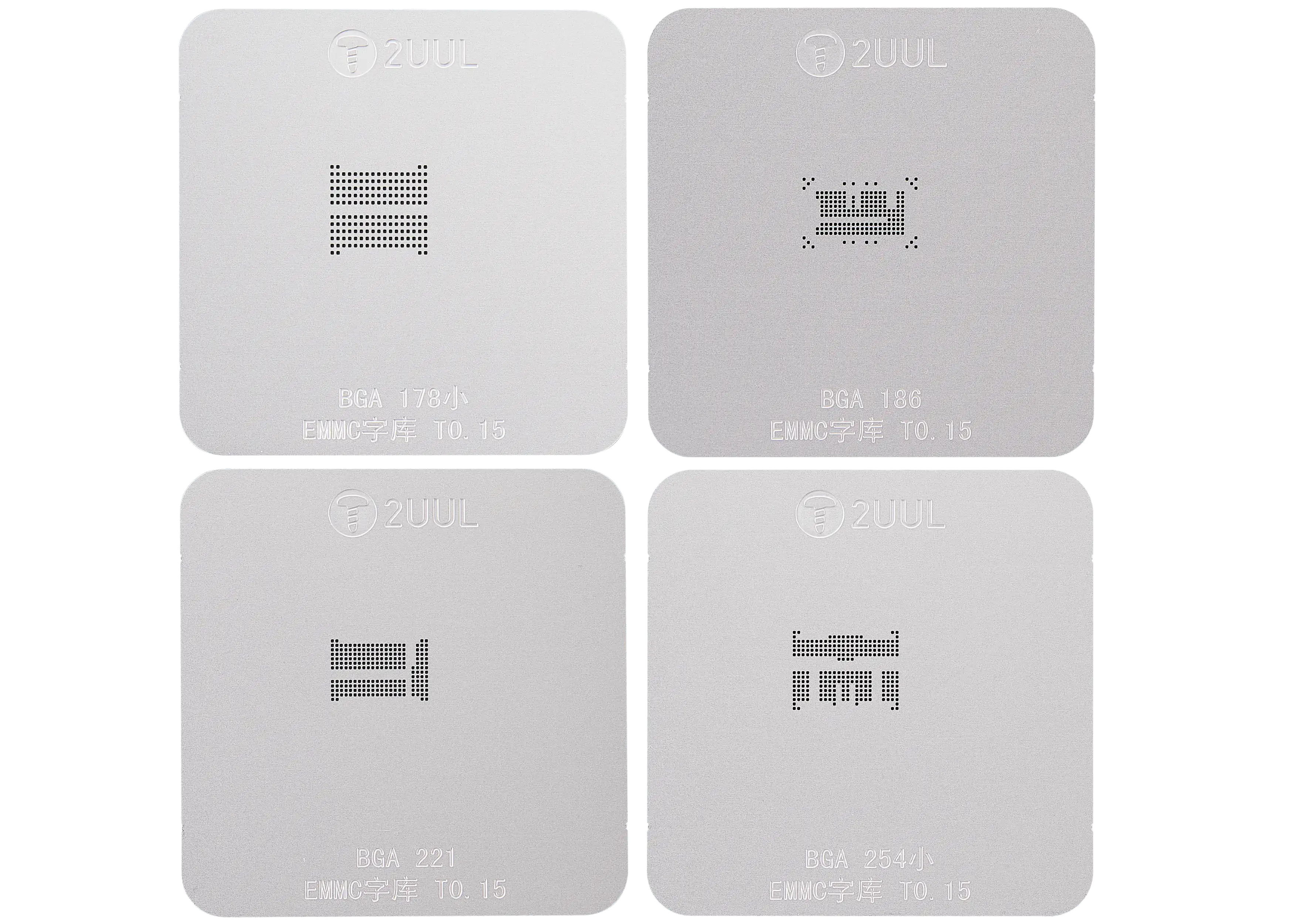 BH17 CPU Reball Base Magnetic Dual-Sided Reballing-Plattform Set (CPUX75) (2UUL)