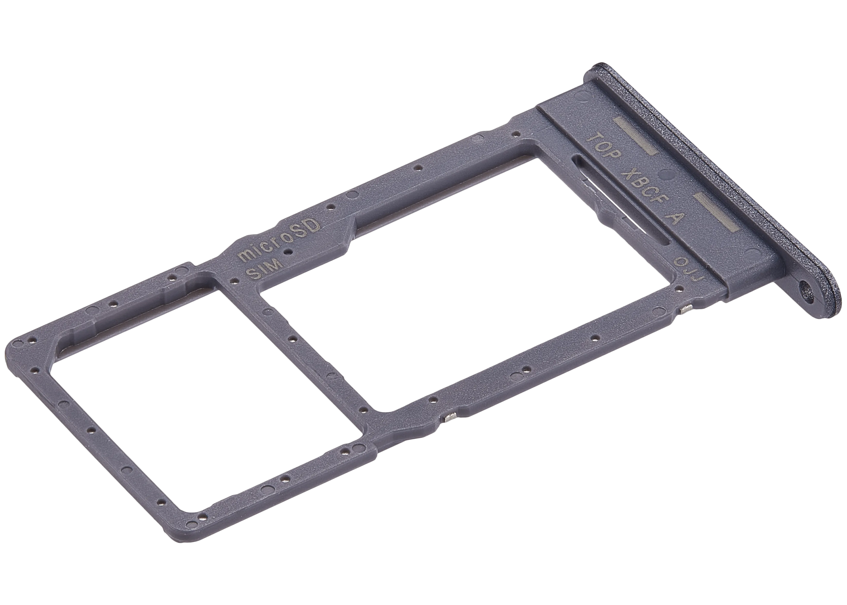 Dual Sim Card Tray für Samsung Galaxy Tab A11 Plus (X236B) (Schwarz)
