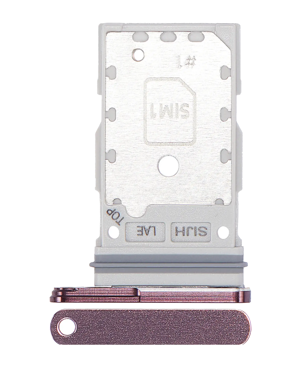 Dual-SIM-Kartenfach für Samsung Galaxy S22 Ultra (Burgundy)