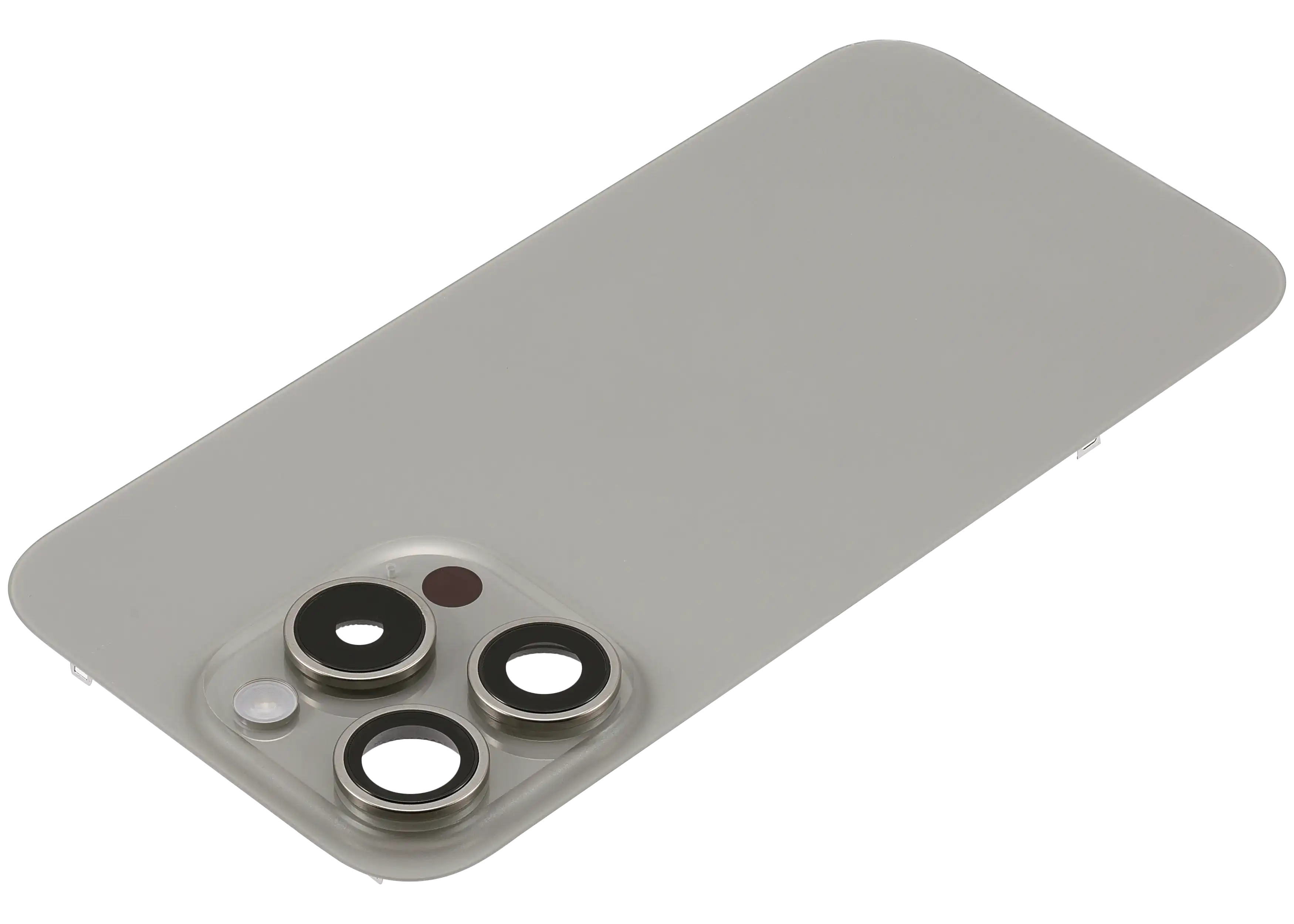 Backcover mit MagSafe Magnet & NFC & Blitz-Flexkabel für iPhone 15 Pro (gebrauchter OEM-Ausbau, Qualität B) (Natural Titanium)