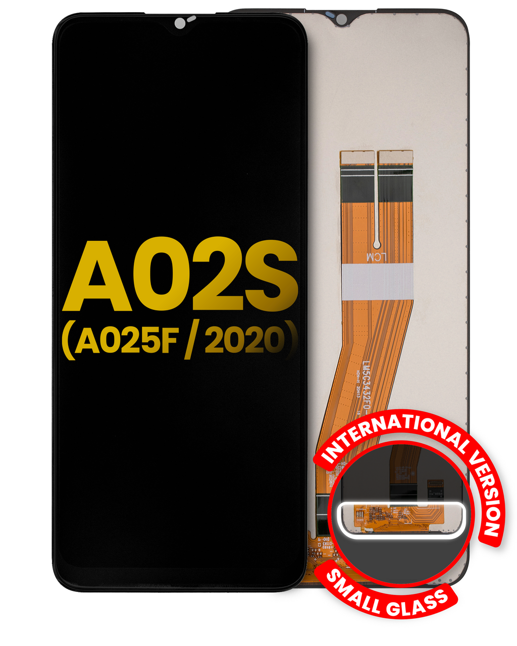 LCD-Display ohne Rahmen für Samsung Galaxy A02S (Generalüberholt)