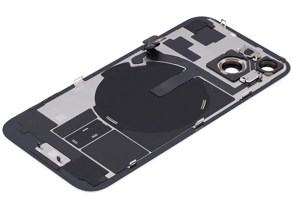 Backcover mit MagSafe Magnet & NFC & Blitz-Flexkabel für iPhone 15 (Service Pack) (Grün)