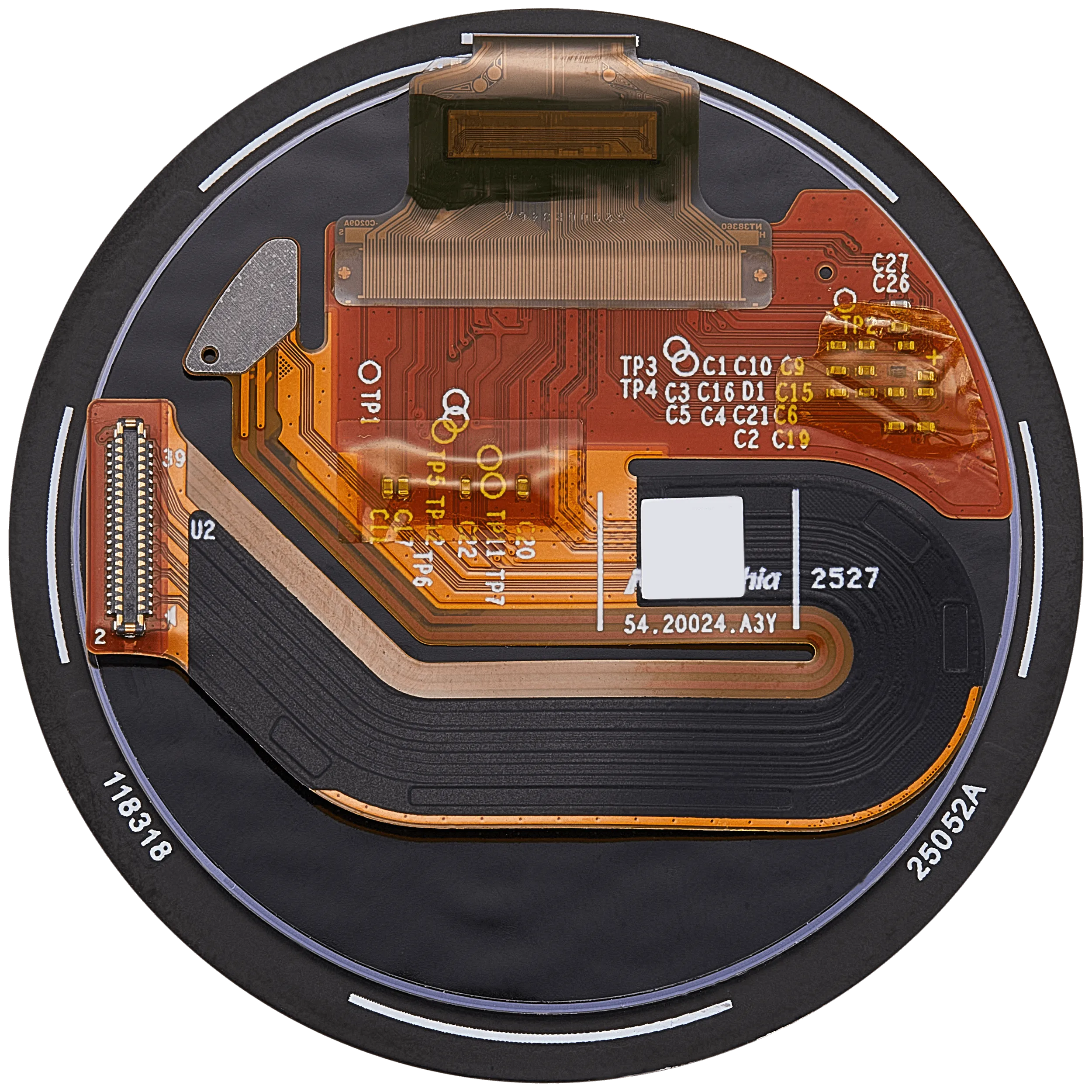 OLED-Display ohne Rahmen für Garmin Forerunner 970 (2025) (Premium) (Schwarz)