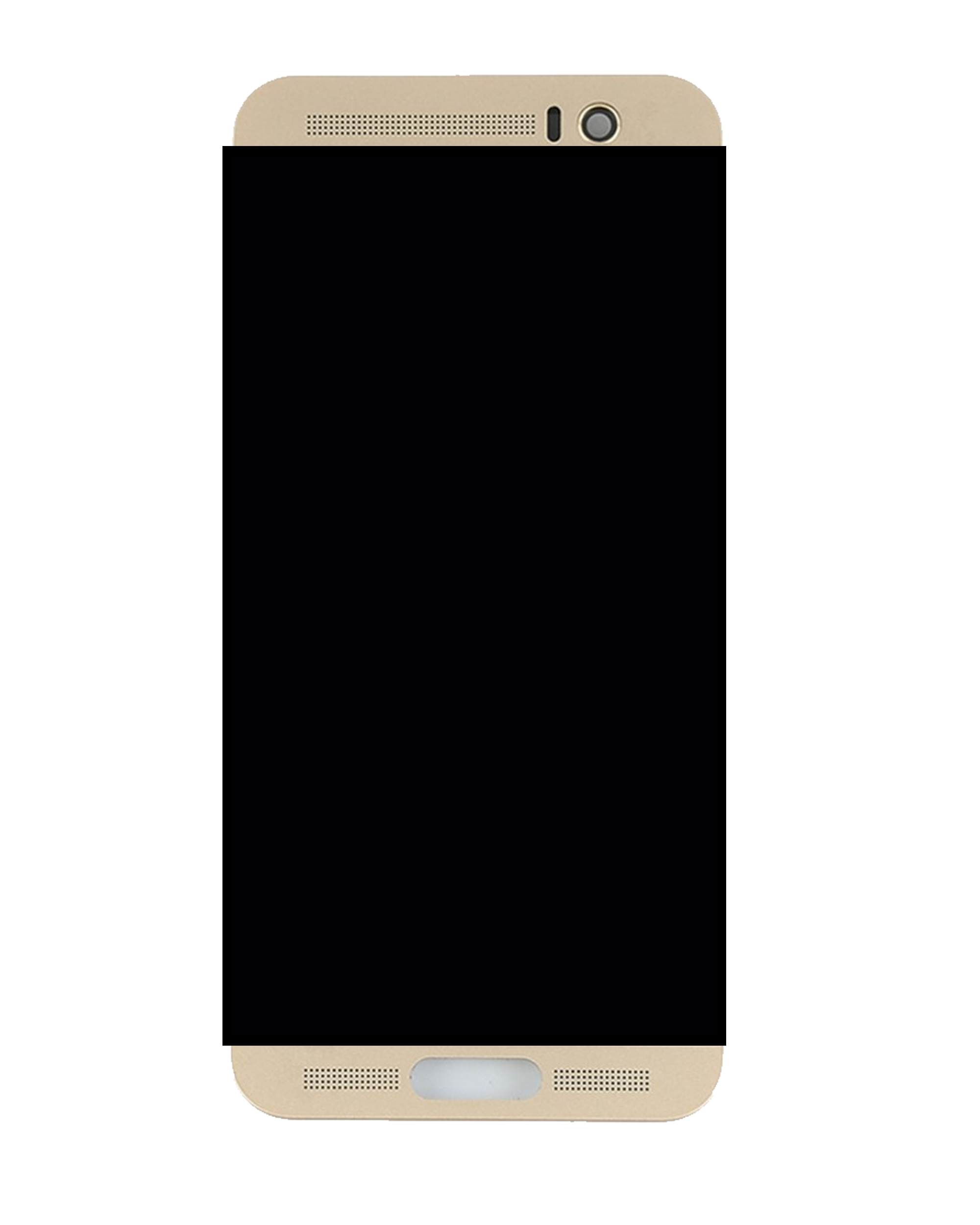 LCD-Display mit Rahmen für HTC M9 Plus (Gold)