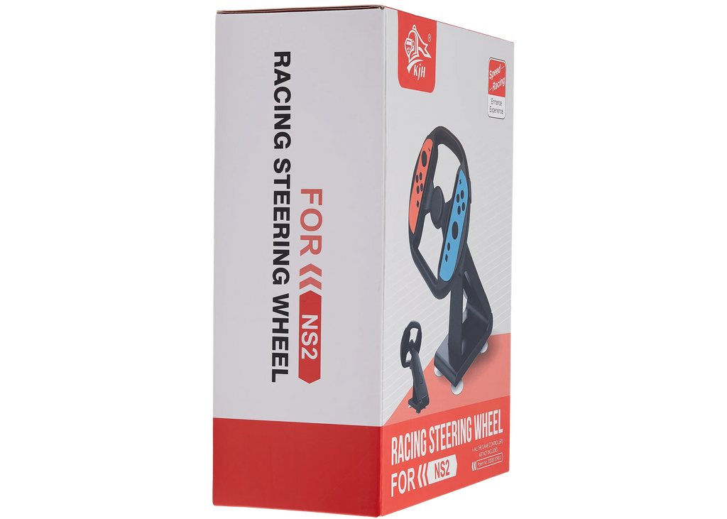 Racing Steering Wheel mit Stand für Nintendo Switch 2 Joy-Con Controller