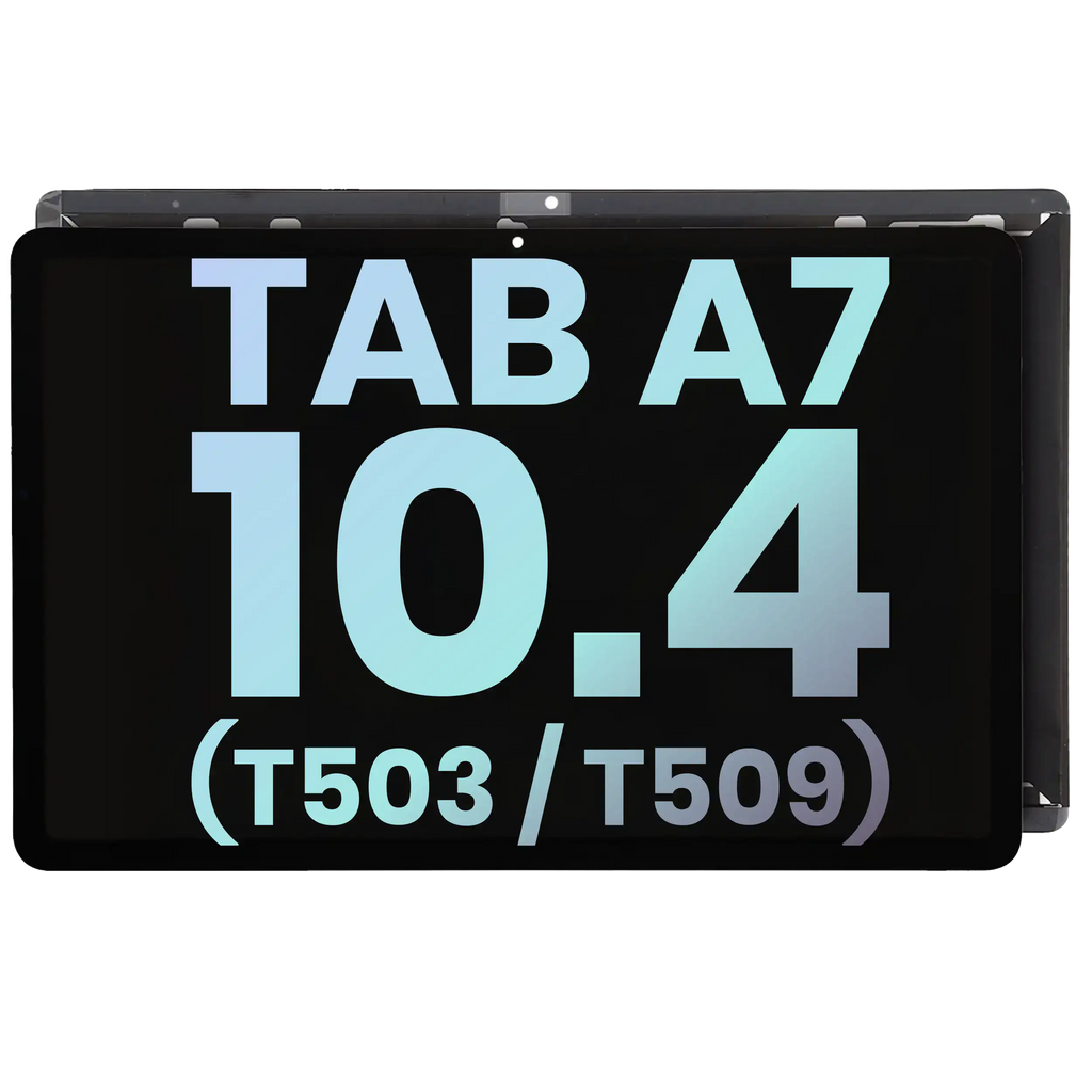 LCD-Display ohne Rahmen Samsung Tab A7 10.4 Service Pack Schwarz