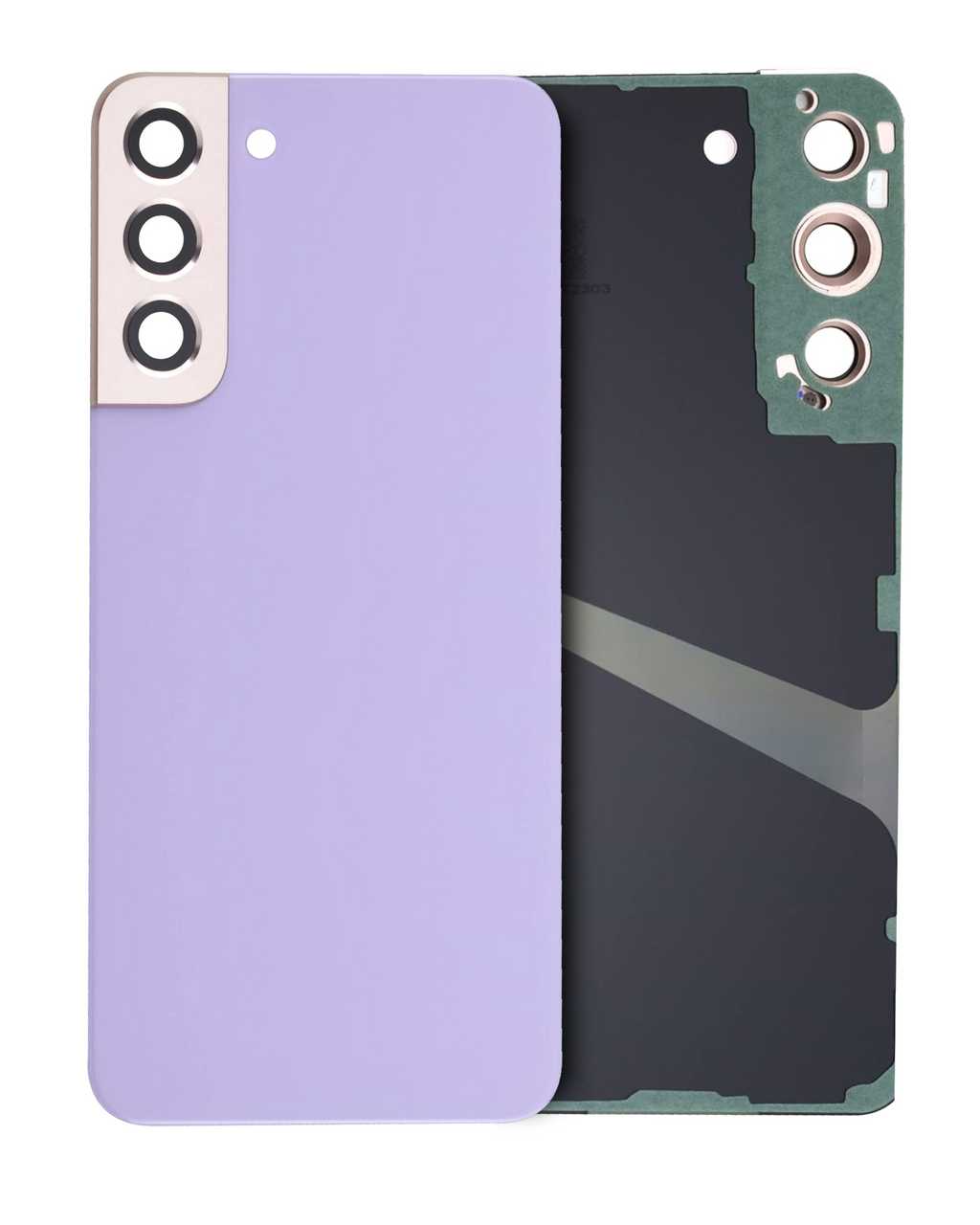 Back cover with camera lens for Samsung Galaxy S22 (Service Pack) (Violet)