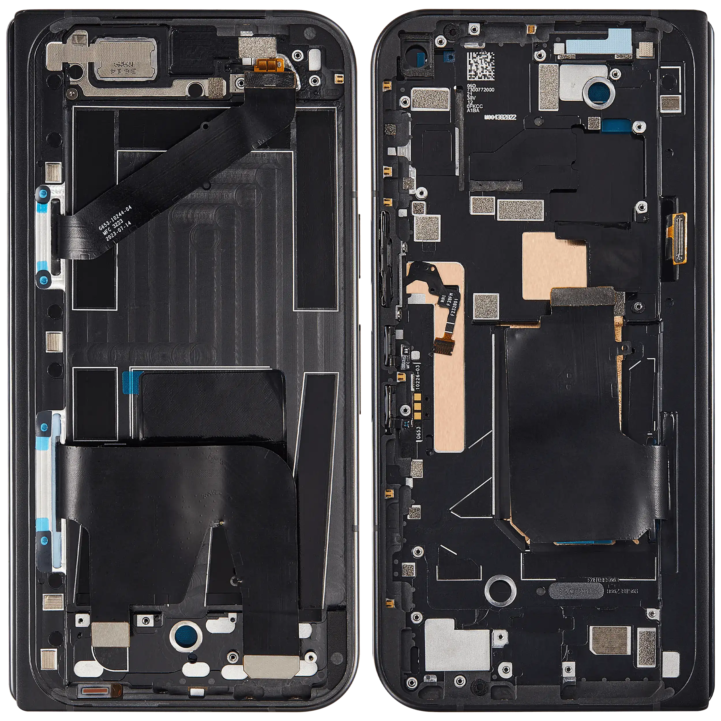 Midframe/Rahmen für Google Pixel 9 Pro Fold (Premium) (Obsidian)