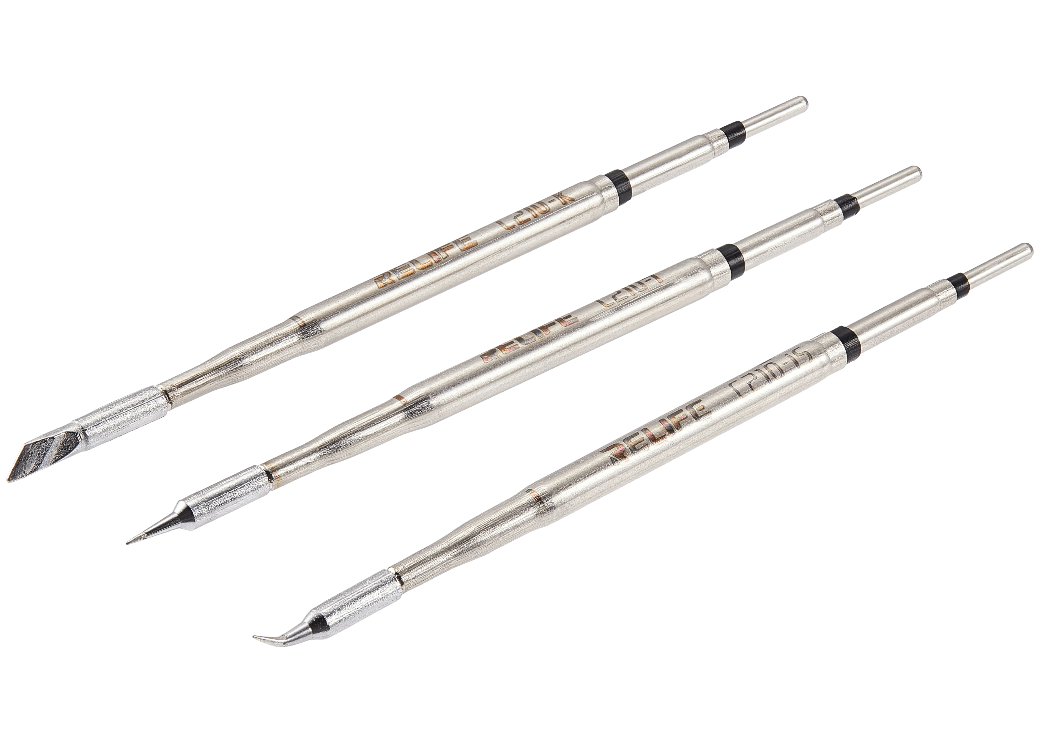 210 Soldering Iron Tip Set (I/S/K) (Relife)