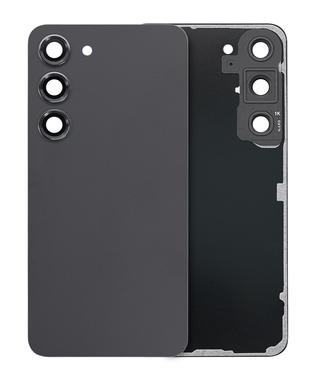 Back Cover with Camera Lens for Samsung Galaxy S23 5G (Service Pack) (Phantom Black)
