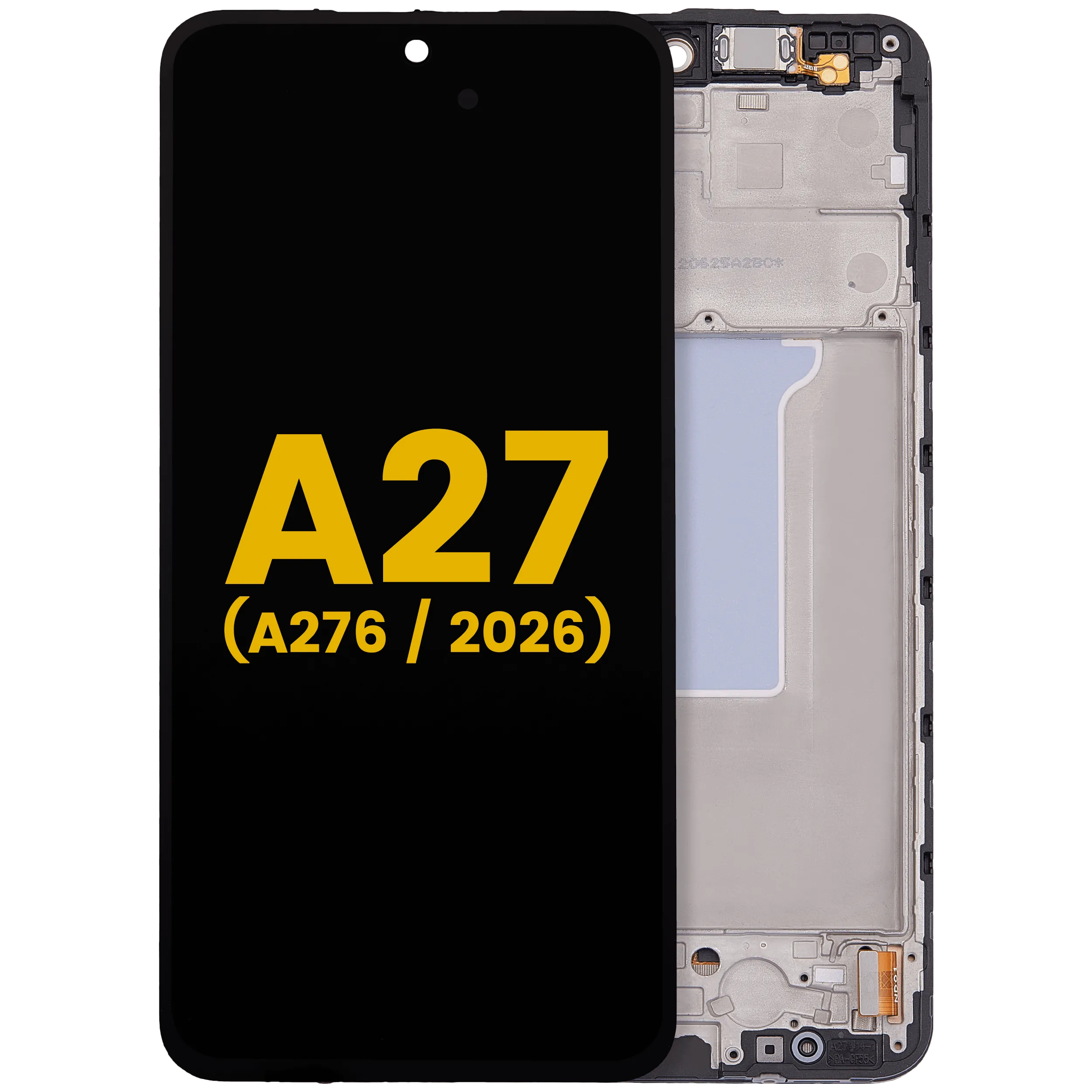 OLED-Display mit Rahmen für Samsung Galaxy A27 5G (A276 / 2026) (Refurbished) (Alle Farben)