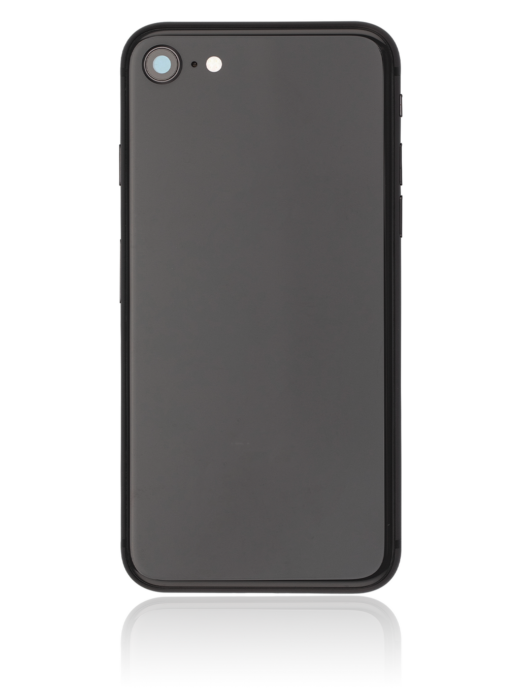 Backcover/Rahmen mit Small Components Pre-Installed für iPhone 8 (gebrauchter OEM-Ausbau, Qualität B) (Space Grau)