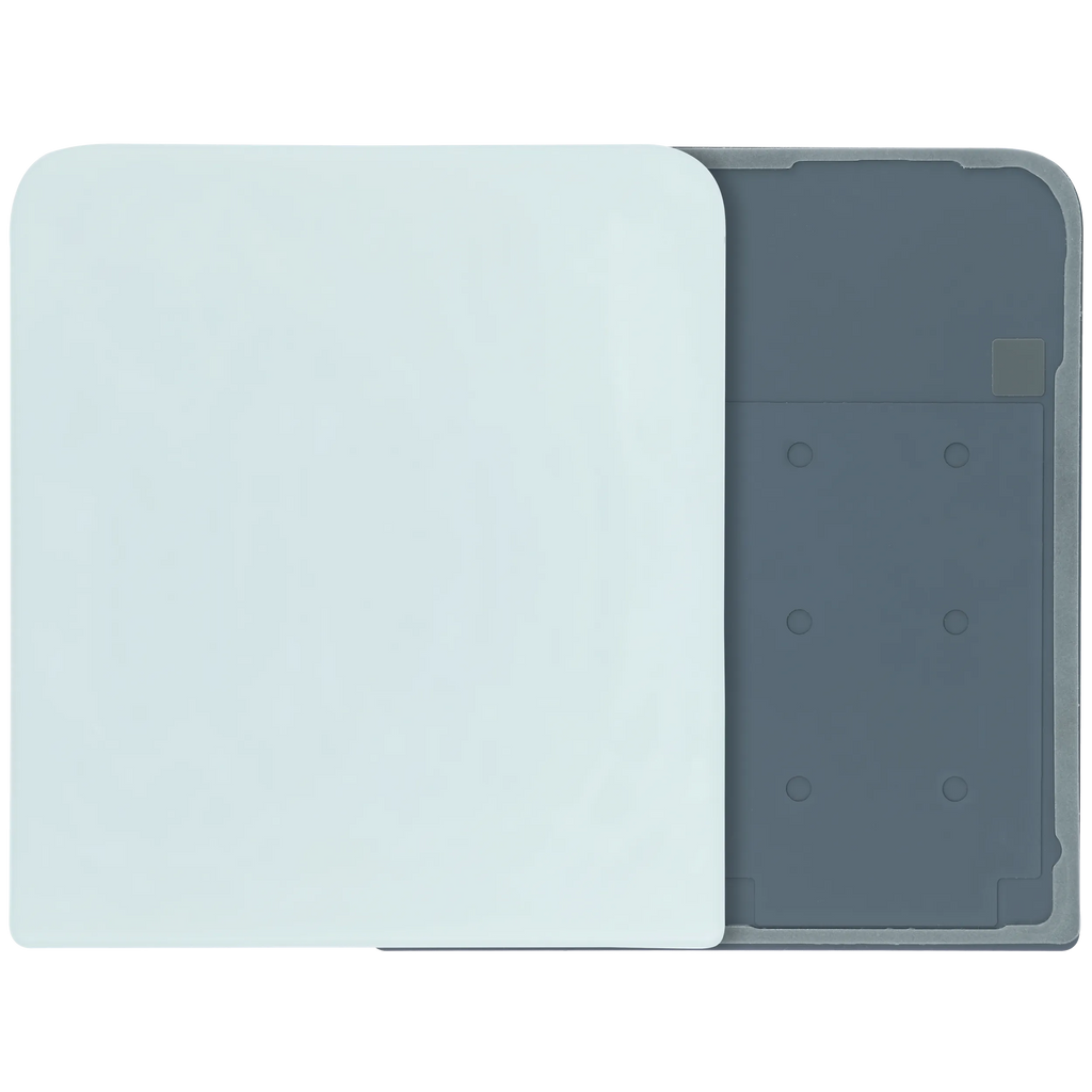 Bottom Backcover Glass Compatible für Samsung Galaxy Z Flip 3 5G (Service Pack) (Weiß)
