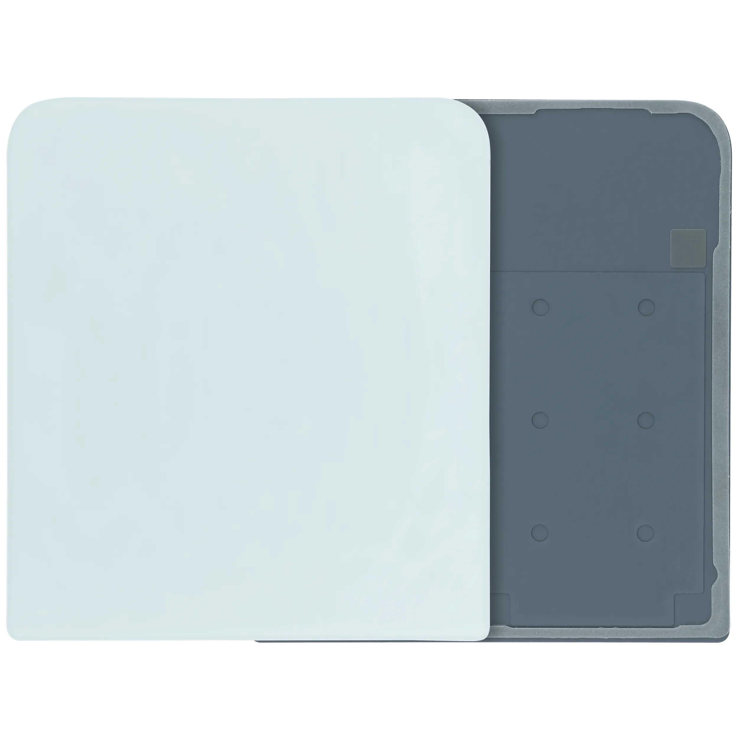 Bottom Backcover Glass Compatible für Samsung Galaxy Z Flip 3 5G (Service Pack) (Weiß)