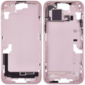 Midframe/Rahmen mit Small Parts für iPhone 15 Plus (EU / Global Version) (gebrauchter OEM-Ausbau, Qualität A) (Pink)