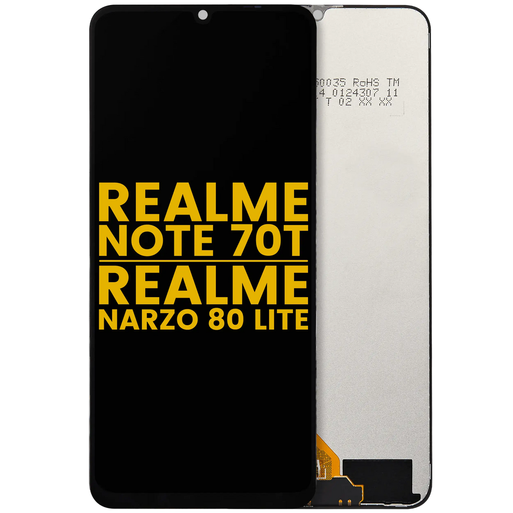 LCD-Display ohne Rahmen für Realme Note 70 / Note 70 T / Narzo 80 Lite (Refurbished) (Alle Farben)
