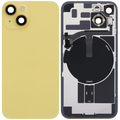 Backcover mit MagSafe Magnet & NFC & Blitz-Flexkabel für iPhone 14 (gebrauchter OEM-Ausbau, Qualität A) (Gelb)
