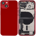 Backcover/Rahmen mit Ladebuchse Flex & Small Parts für iPhone 13 (US-Version) (gebrauchter OEM-Ausbau, Qualität B) (Rot)