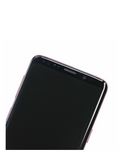 OLED-Display mit Rahmen für Samsung Galaxy S9 (gebrauchter OEM-Ausbau, Qualität A) (Lilac Purple)