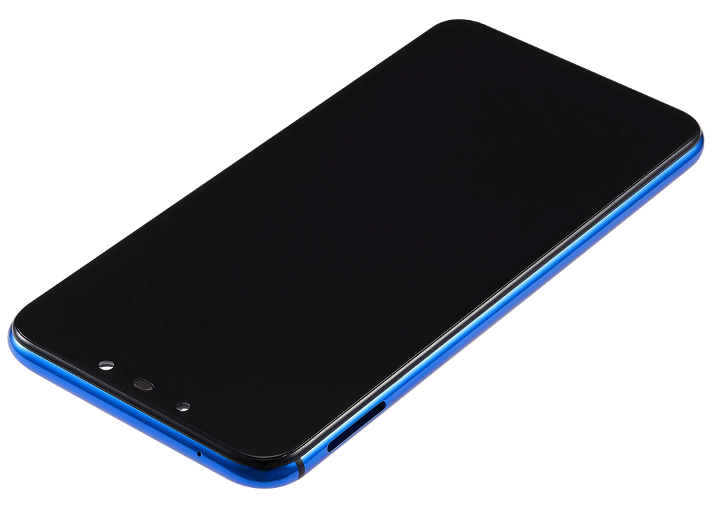 LCD-Display mit Rahmen für Huawei Nova 3i (2018) (Refurbished) (Bluenull)