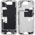 Midframe/Rahmen mit Power And Volume Button für iPhone 16 Pro (US-Version) (Aftermarket Plus) (Weiß Titanium)