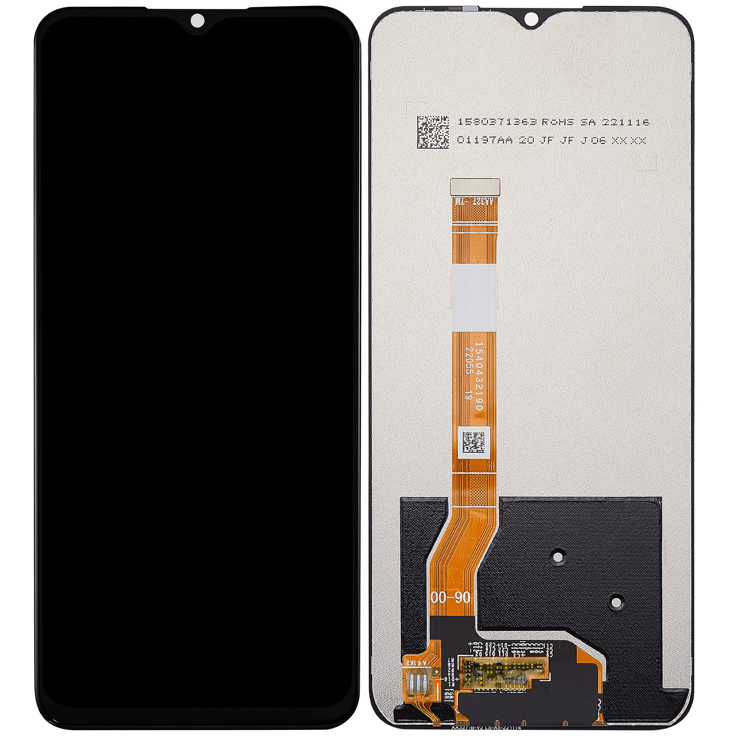 LCD-Display ohne Rahmen für Realme C35 / Narzo 50A Prime (Refurbished) (Alle Farben)