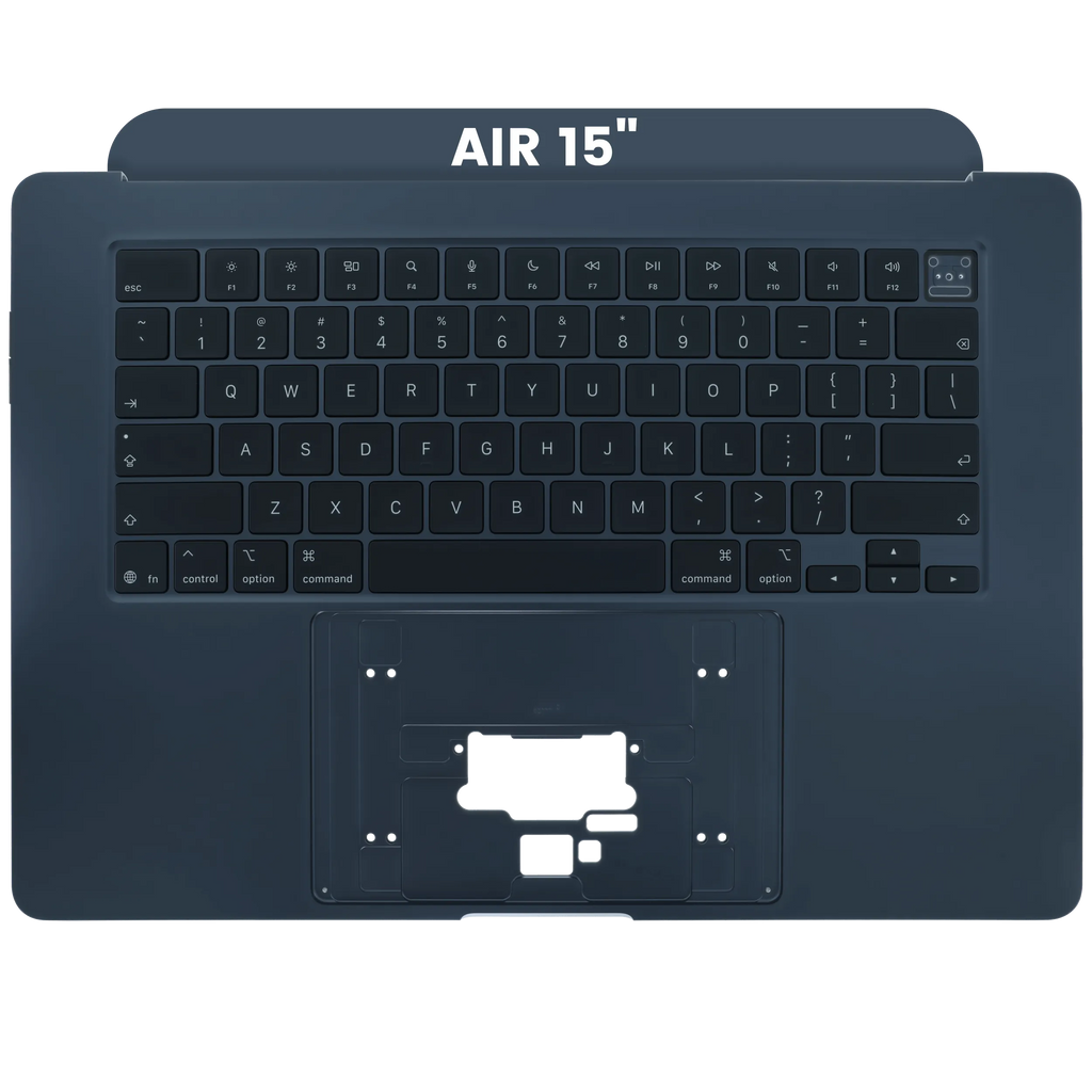 Top Case mit Keyboard (ANSI US) für MacBook Air 15" A3448 (2026) (Original OEM) (Midnight)