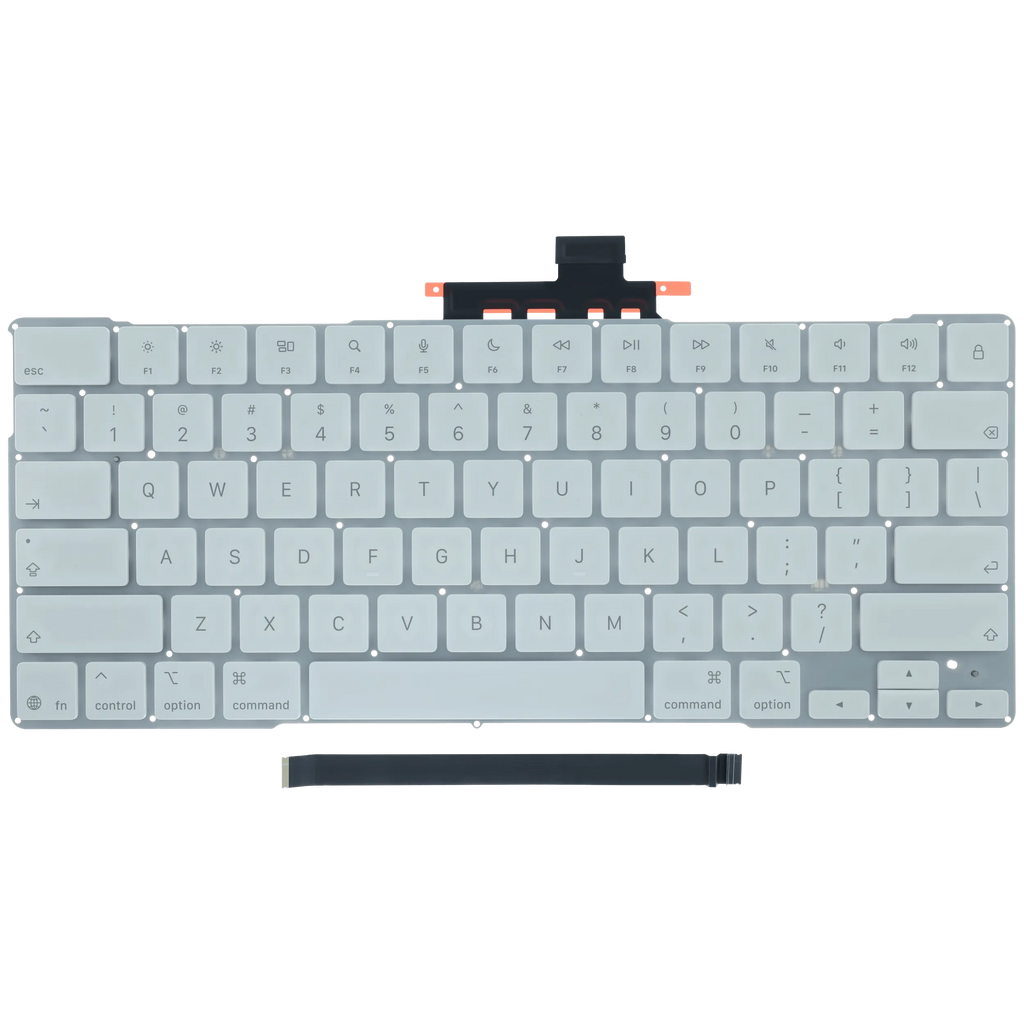 Keyboard (ANSI US) (No Touch ID) für MacBook Neo (2026) (Original OEM) (Silber)