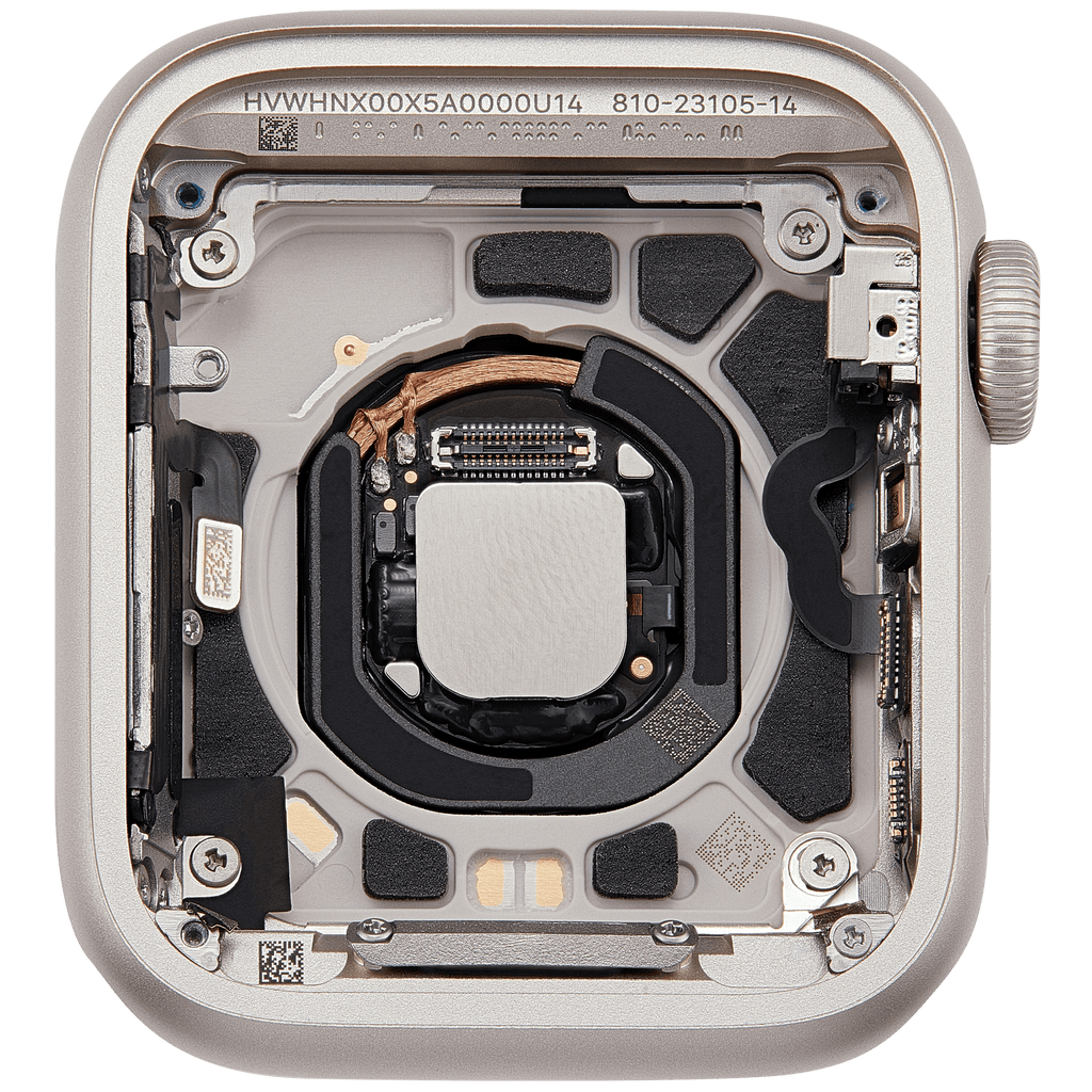 Backcover/Rahmen für Watch Series SE 3rd (40MM) (gebrauchter OEM-Ausbau, Qualität A) (GPS Version) (Aluminum / Starlight)