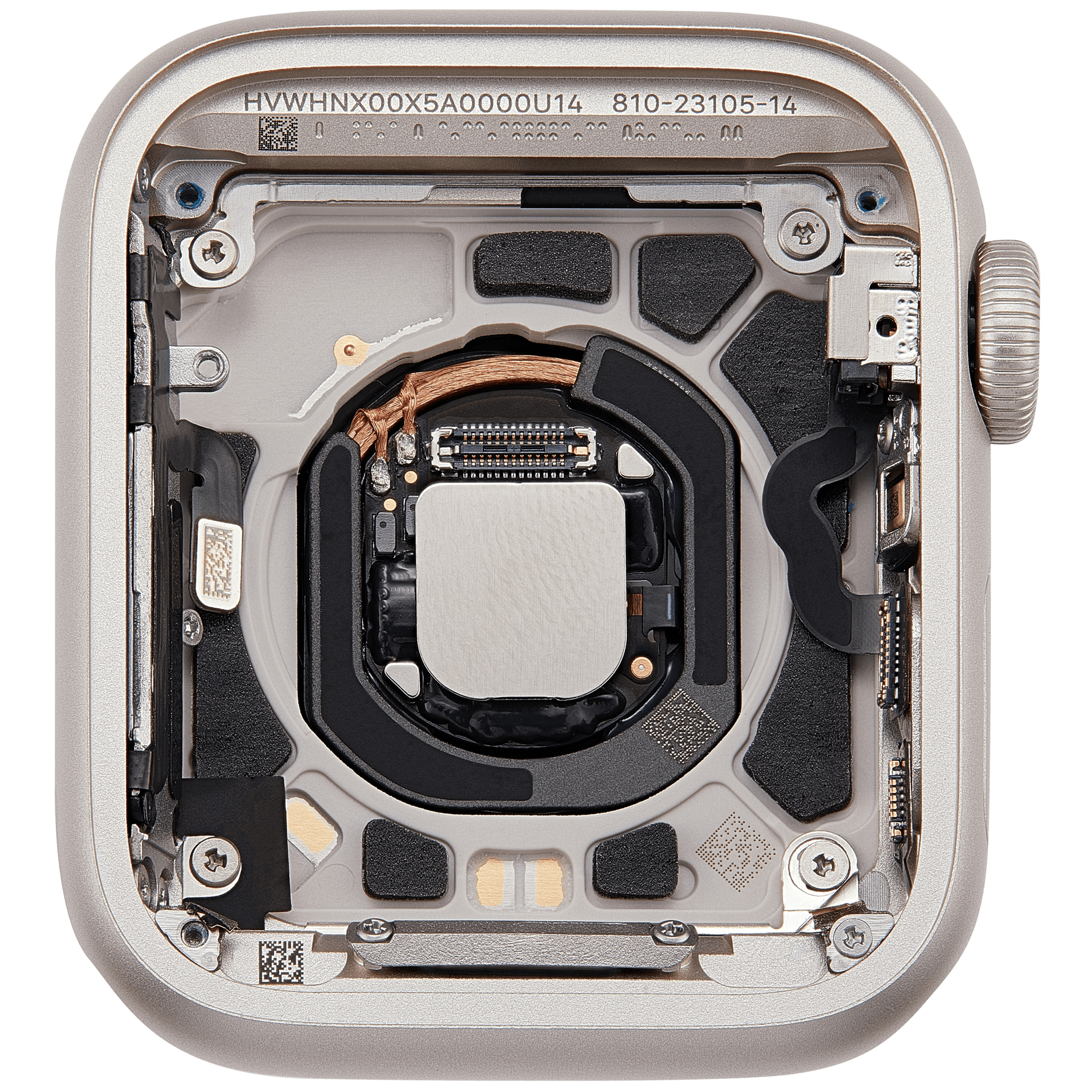 Backcover/Rahmen für Watch Series SE 3rd (40MM) (gebrauchter OEM-Ausbau, Qualität A) (GPS Version) (Aluminum / Starlight)