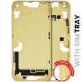 Midframe/Rahmen inkl. Kleinteile iPhone 14 Plus Gelb OEM Pull B