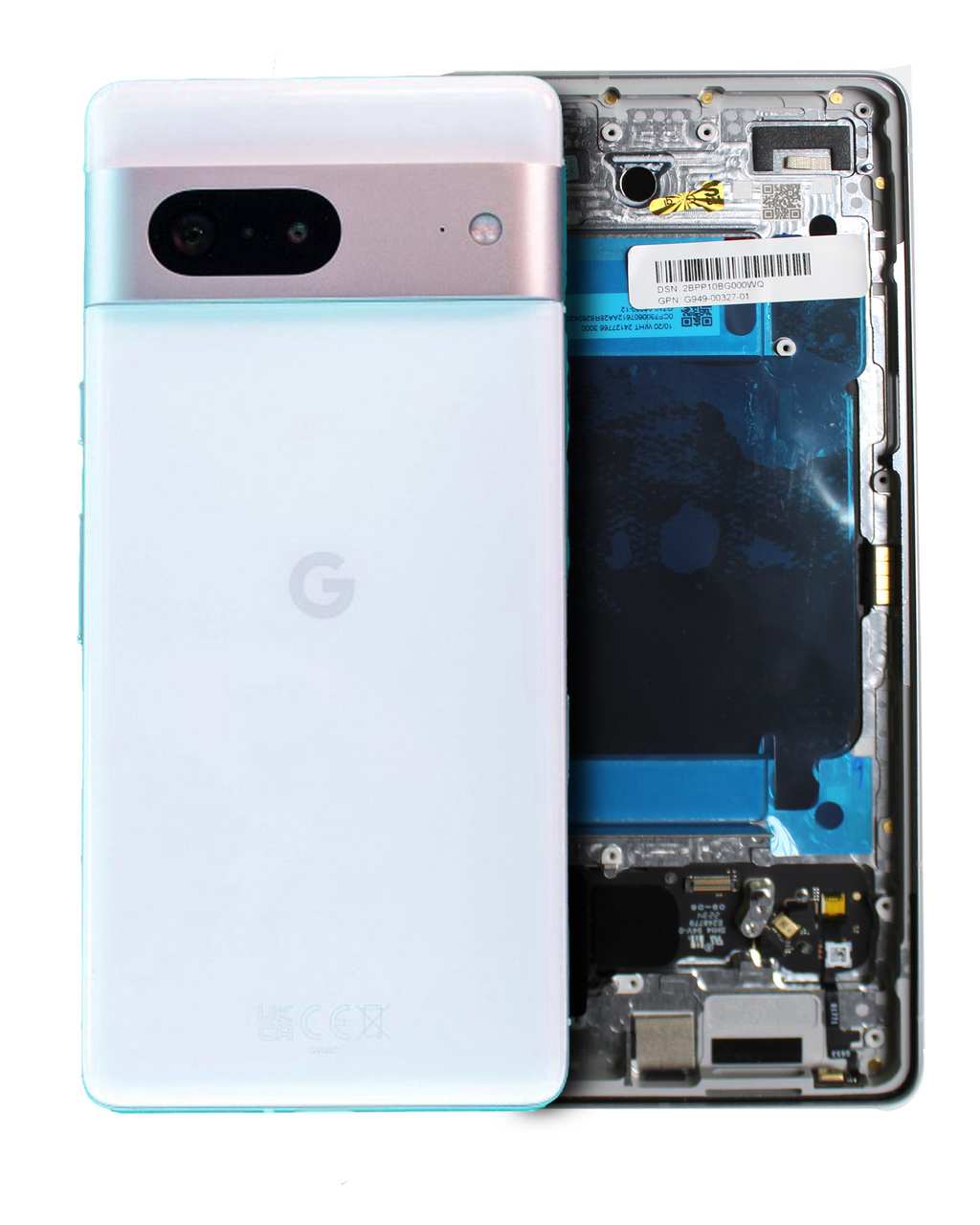 Back Housing for Google Pixel 7 (Original OEM) (Snow)