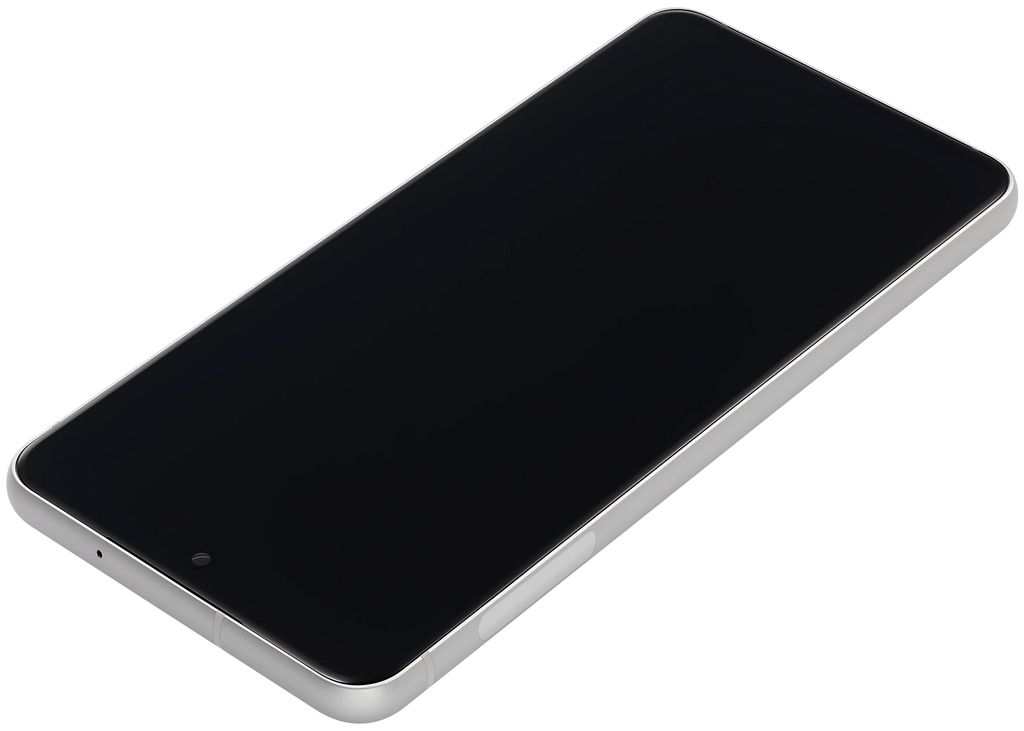 OLED-Display mit Rahmen für Samsung Galaxy S21 FE 5G (US & Internationale Version) (Aftermarket Plus) (120Hz) (Olive Green)