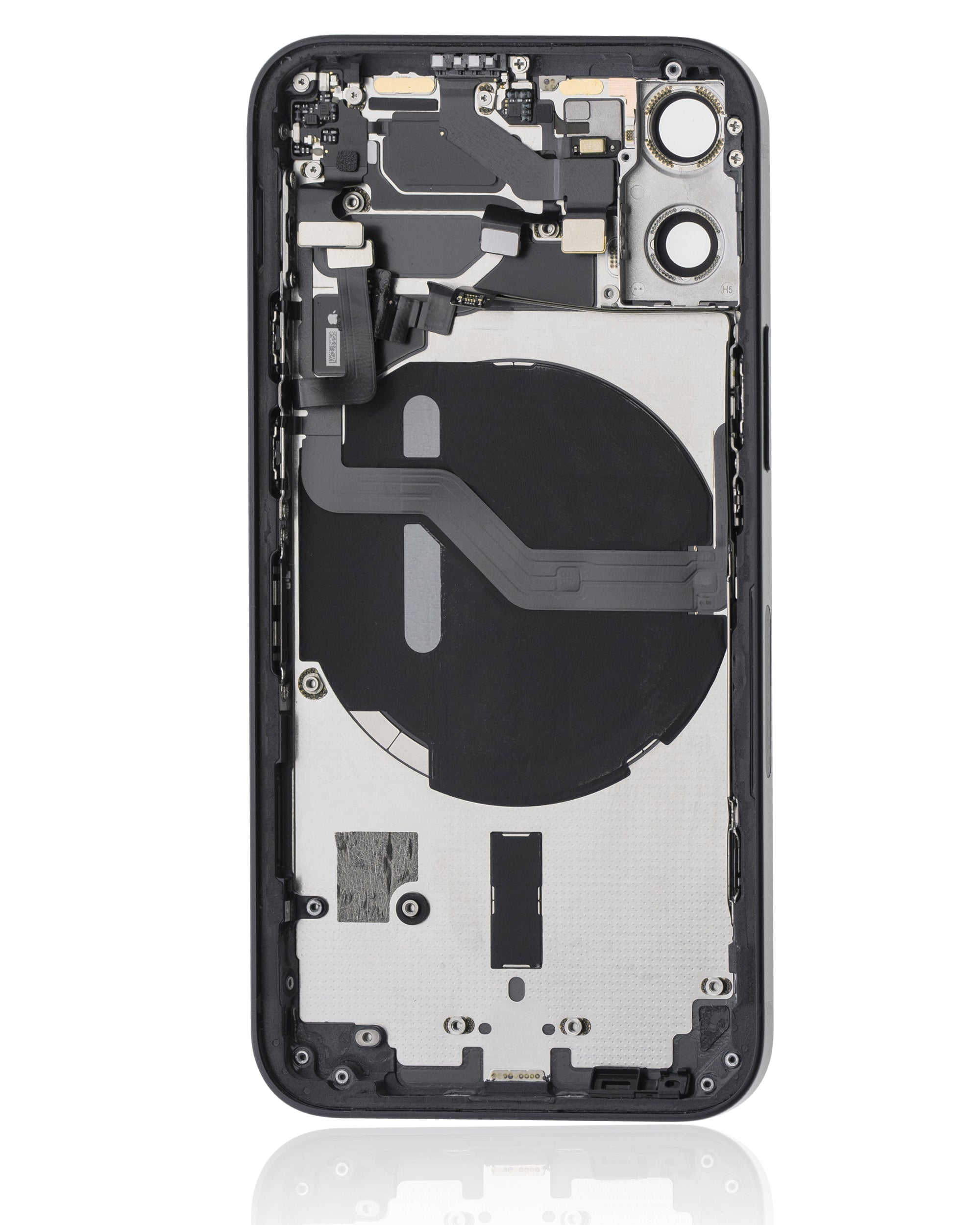 Original Apple-Ausbau A gebraucht – iPhone 12 Mini Backcover/Rahmen Schwarz