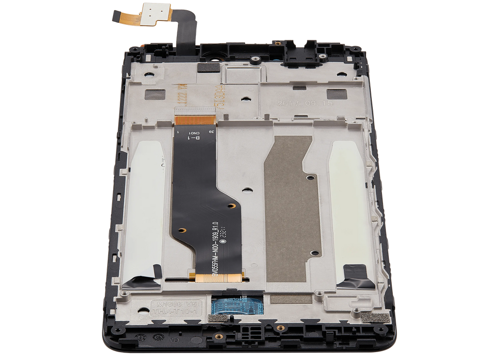 LCD-Display mit Rahmen für Xiaomi Redmi Note 4x (Aftermarket Plus) (Schwarz)