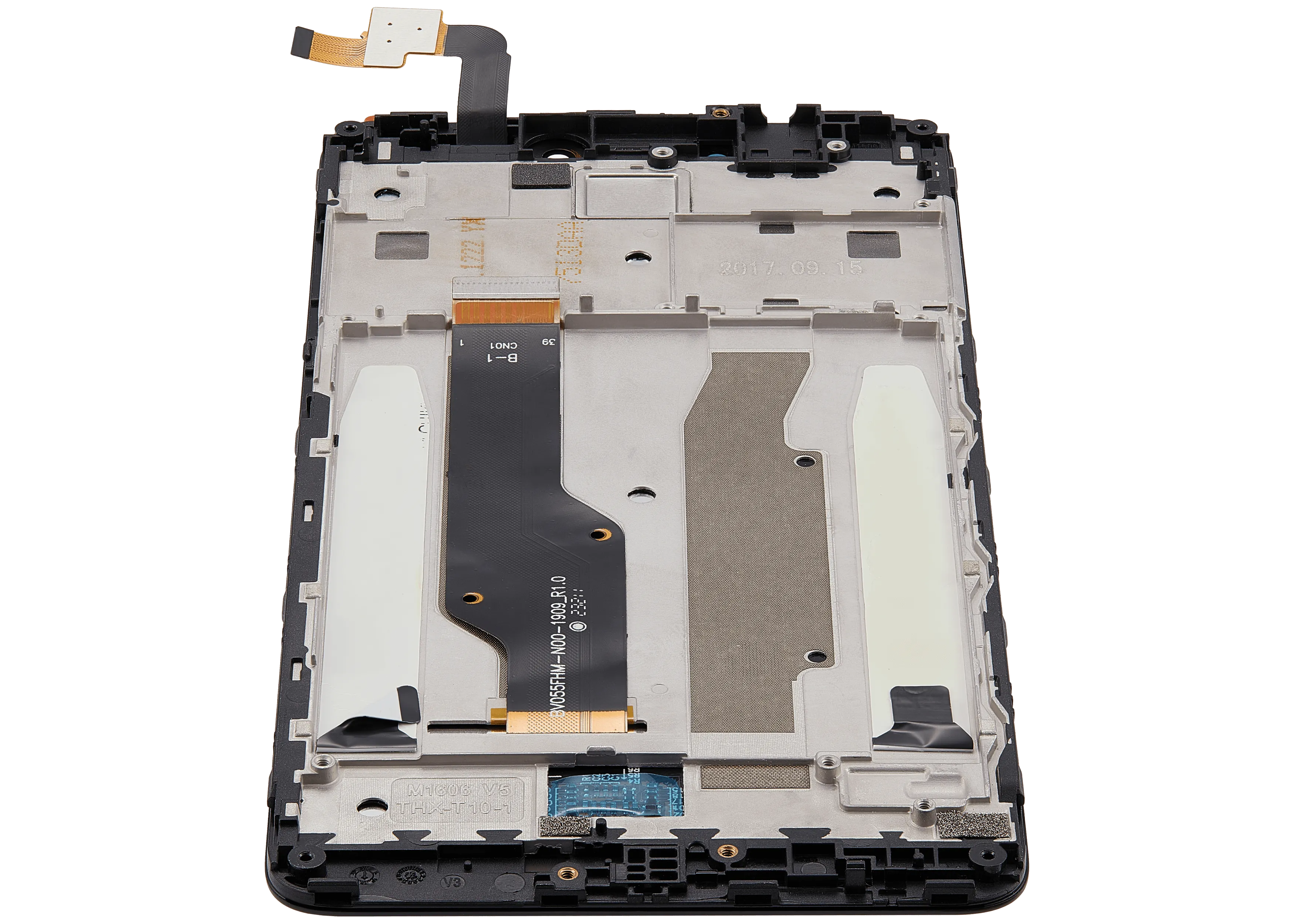 LCD-Display mit Rahmen für Xiaomi Redmi Note 4x (Aftermarket Plus) (Schwarz)