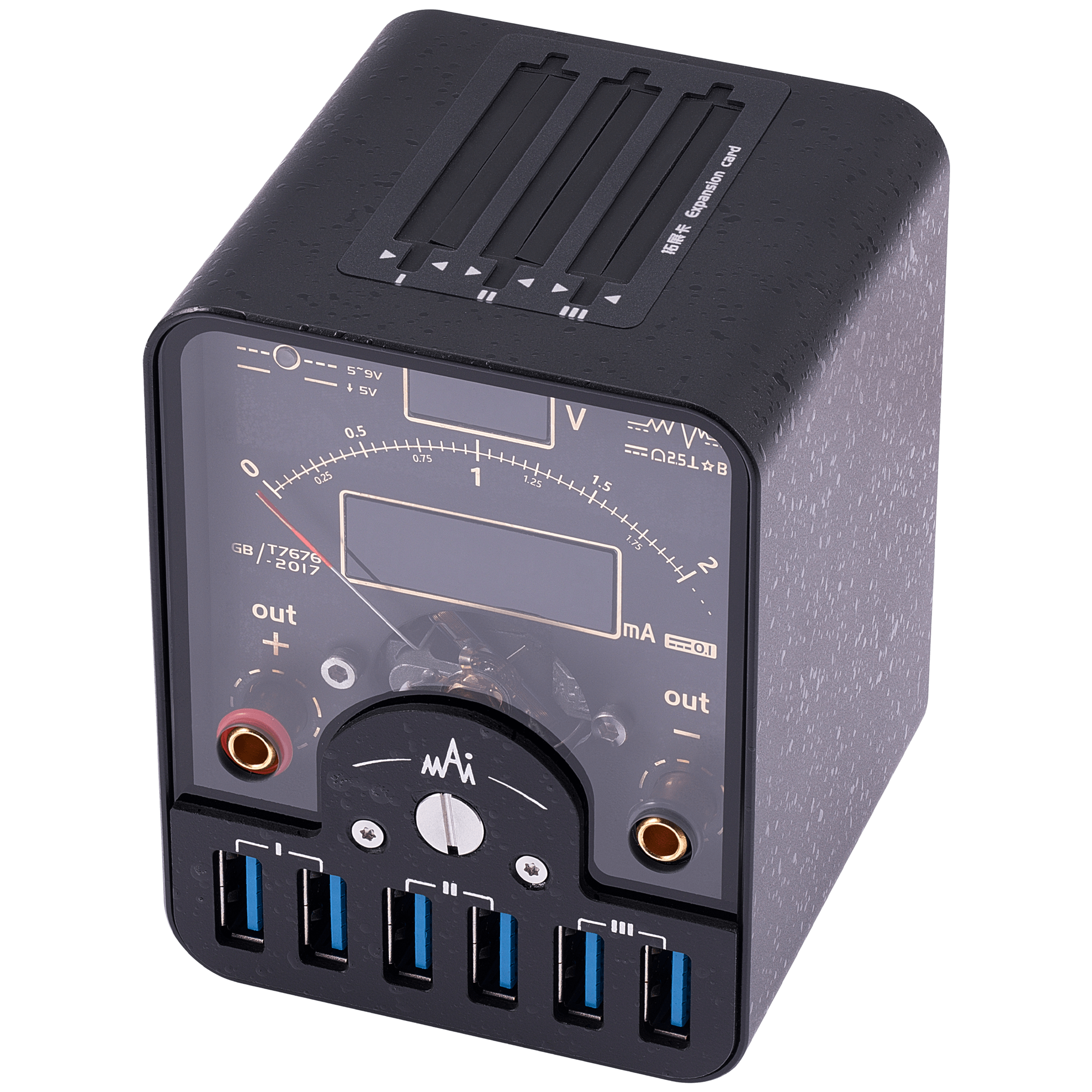 LT1 Individual DC Power Supply Unit mit Diagnosis Meter, Quarter Bracket Holder 7" Bulldozer & Expansion Card iPhone 6 to 14 Series (Qianli)