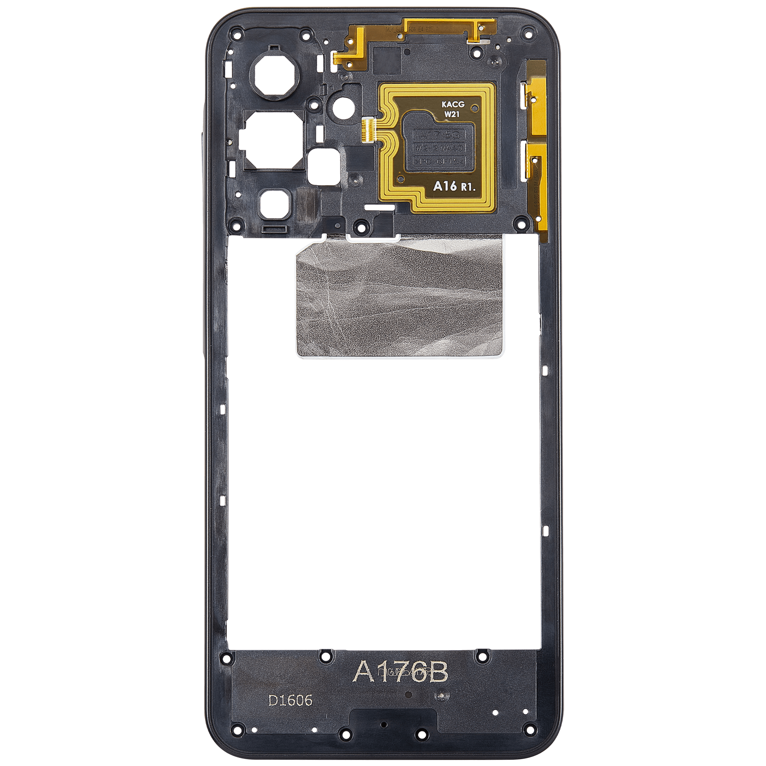 Midframe/Rahmen für Samsung Galaxy A17 5G (A176 / 2025) (Schwarz)