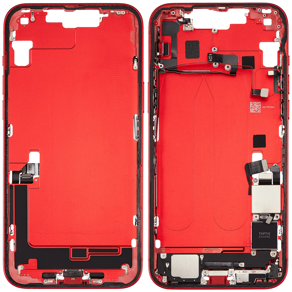 Original Apple-Ausbau C gebraucht – iPhone 14 Plus US Version Rahmen Rot