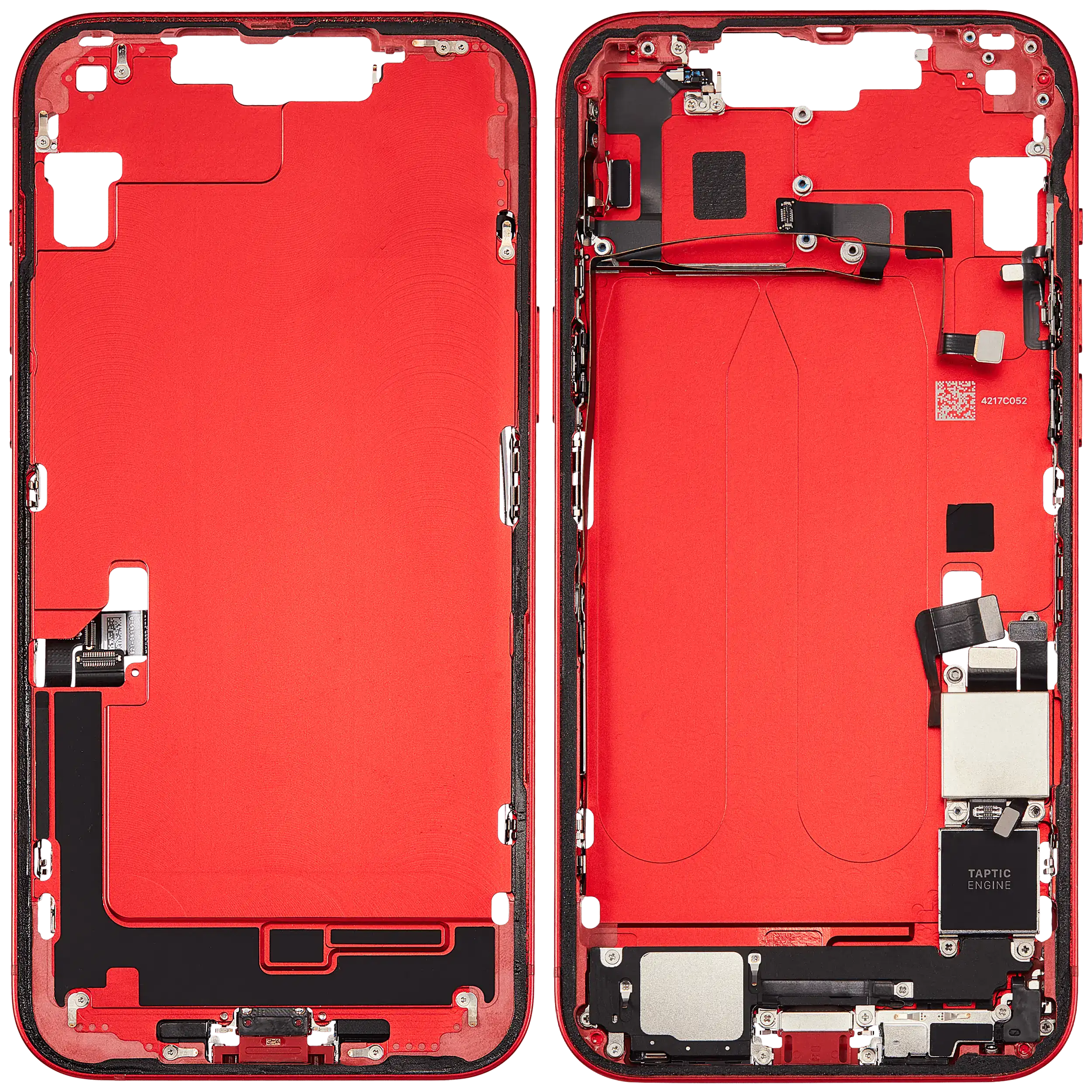 Original Apple-Ausbau C gebraucht – iPhone 14 Plus US Version Rahmen Rot