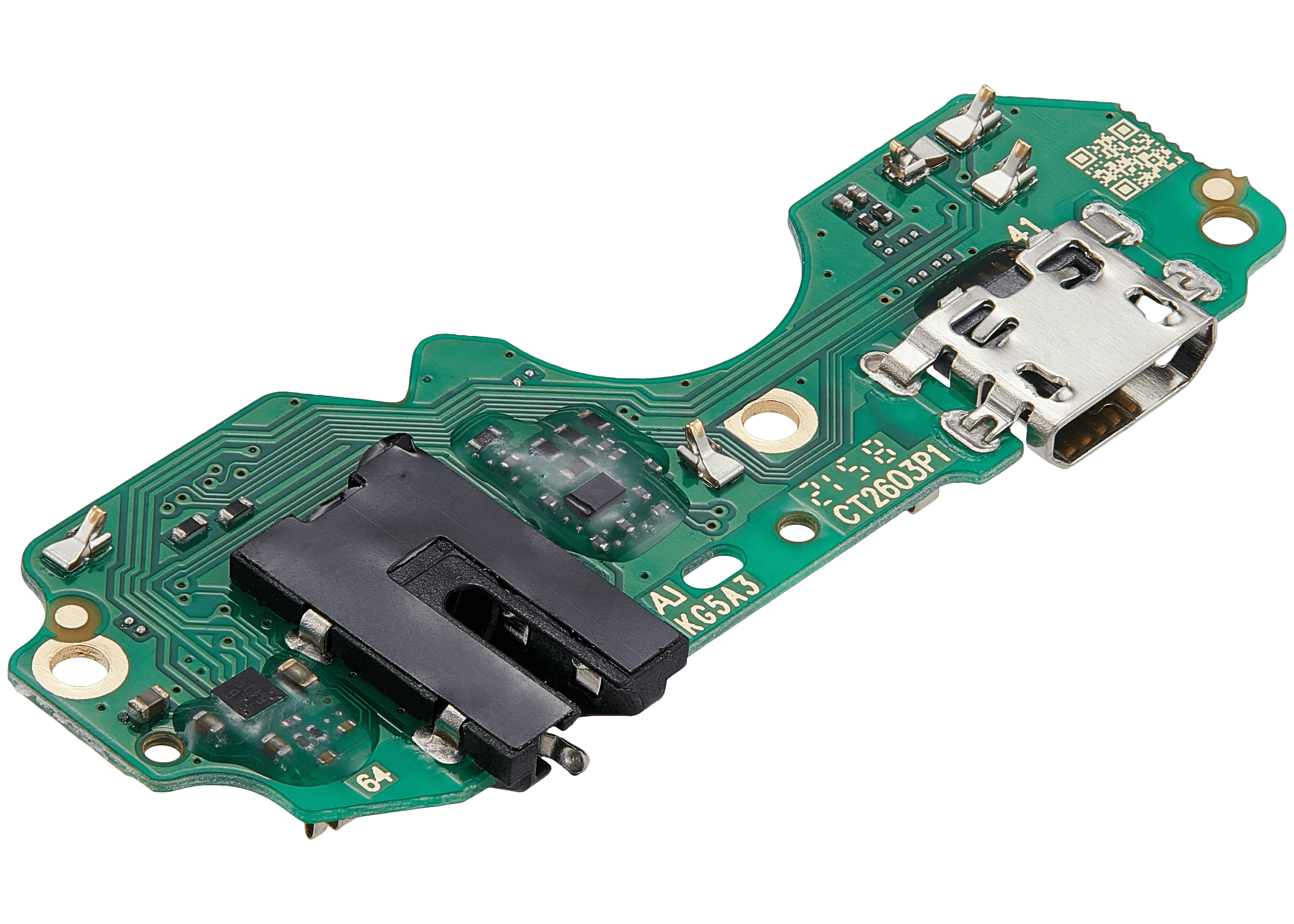 Ladebuchse Board mit Vibrator And Headphone Jack für Infinix Smart 6 HD (X6512) (Aftermarket Plus)
