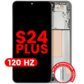 OLED-Display mit Rahmen für Samsung Galaxy S24 Plus 5G (US & Internationale Version) (Aftermarket Plus) (120Hz) (Jade Green)