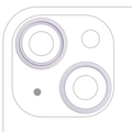 Nur Rückkamera-Zierring für iPhone 14 / 14 Plus (Lila) (2er-Set)